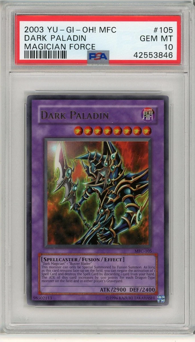 Dark Paladin Yu-Gi-Oh! TCG Professional Sports Authenticator (PSA