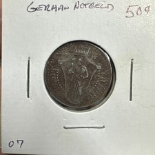 GERMANY-NOTGELD-STADT TRIER IRON 10 PFENNIG WIEMAR REPUBLIC RARE OLD TOKEN COIN