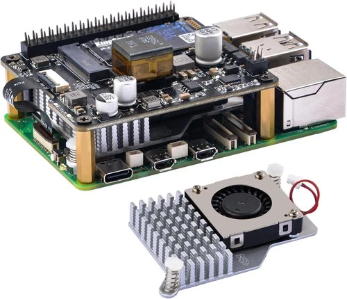 P33 M 2 NVME M Key PoE Hat for Raspberry Pi 5 with Official Raspberry Pi 5