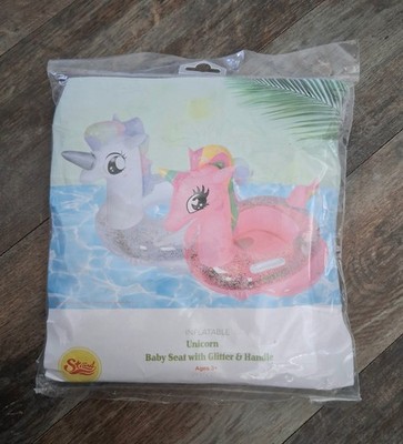 Strand Brand New Inflatable Unicorn Baby Float, Factory Sealed, NIP