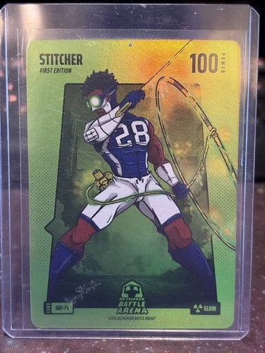 2024 Bo Jackson Battle Arena - Stitcher GLOW Green Battlefoil -GBF-74