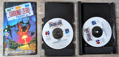 Ground Zero Texas - Sega Mega CD MegaDrive Spiel OVP - Anleitung