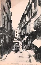 Angouleme France Downtown WWI US Soldier Mail Military Camp Vtg Postcard F9