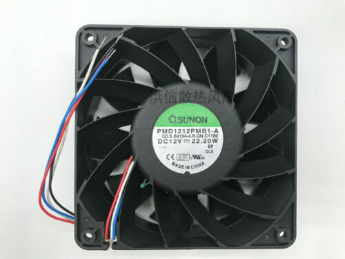 1pcs SUNON 12038 PMD1212PMB1-A DC12V 22.2W 4-wire cooling fan - Picture 1 of 3