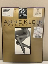 Anne Klein 975 Signature Ultra Shimmer Forming Control Top Pantyhose NAVY Size A