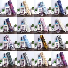Yoga Mat Bag Exercise Carrier Cotton Tote Adjustable Strap Full Zip Shoulder Bag