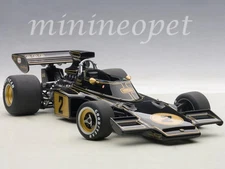 AUTOart 87329 LOTUS 72E 1973 RONNIE PETERSON #2 1/18 MODEL CAR BLACK