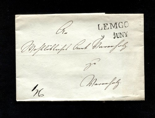 Thurn Taxi 1842 - " Lemgo " Clear (#8086)