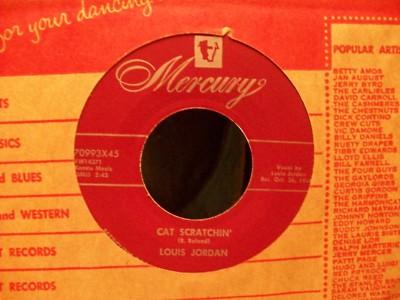 LOUIS JORDAN Cat Scratch/Big Bess MERCURY 70993 Rocker! 45 - NM * 
