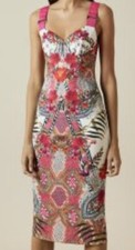 NWOT TED BAKER Kloeey in Samba Floral Strappy Pencil Sheath Dress Sz 1/ US 4