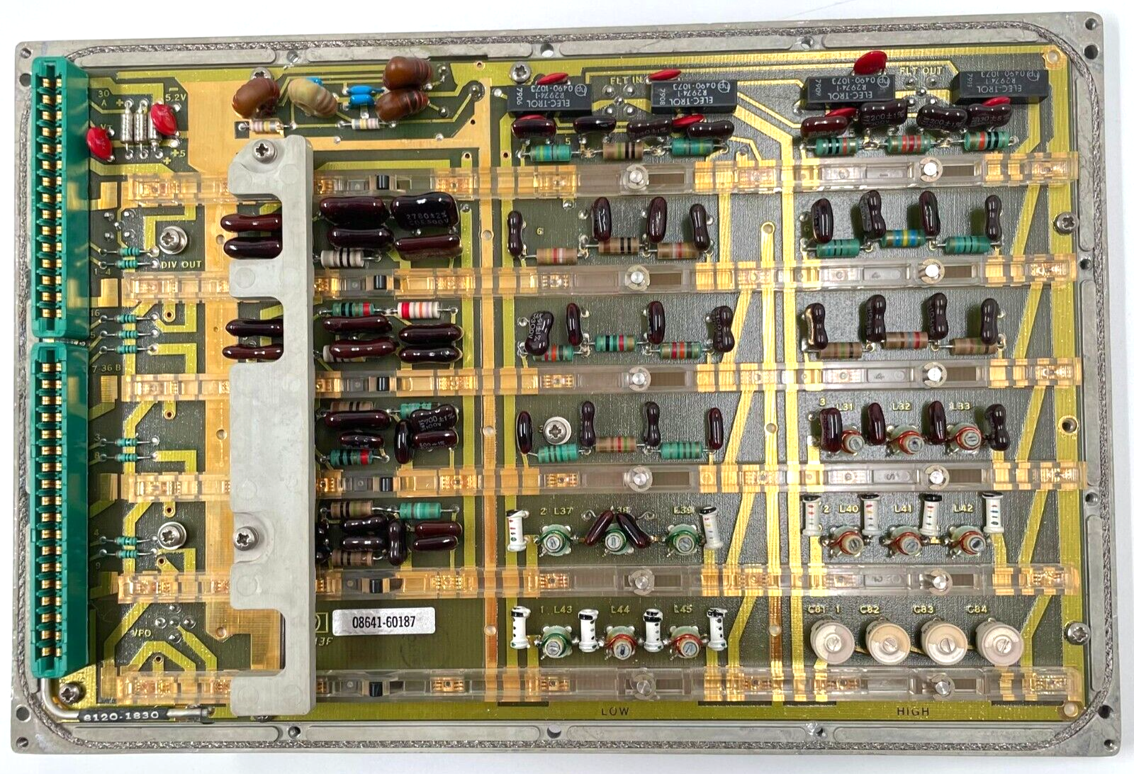 HP 8640 8640M Signal Generator ASSY 08641-60187 Vintage Gold  