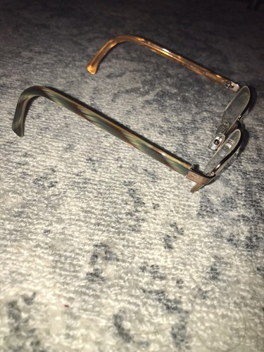 CALVIN KLEIN 479 555 Eyeglasses Frame Italy 52-19-140 Brown/Green Marble