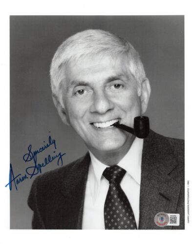 Aaron Spelling Beverly Hills 90210 "Sincerely" Signed 8x10 Photo BAS #BK03959 - Picture 1 of 1