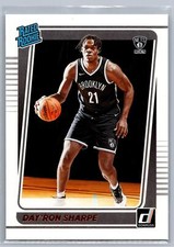 2021-22 Donruss #215 Day'Ron Sharpe Rated Rookie Card RC Nets Cards