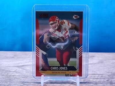 2021 Score Red Chris Jones #8 Kansas City Chiefs NFL
