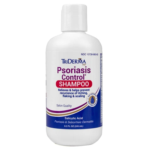 TriDerma Psoriasis Control Scalp Exfoliator Treatment Shampoo, 8.3 oz