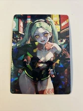 💗Cyberpunk Rebecca hentai Sexy Art Waifu Anime Card