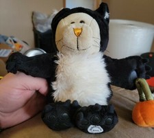 Starbucks Bearista Bear Plush Halloween Black Cat 2005 41st Edition - G6