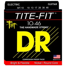 DR Strings MT-10 Tite-Fit Nickel Electric Medium 10-46
