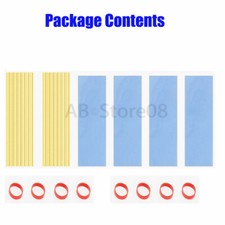 2PCS Aluminum Heatsink for M.2 NGFF SSD 72x22x3mm