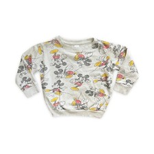 Disney Baby Mickey Mouse Crewneck Sweatshirt Unisex Size 6 Boy Girl