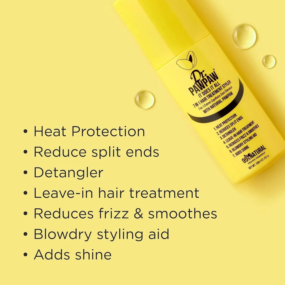 Dr PawPaw 7 in 1 Hair Treatment Styler, 150ml, NEW - Image 2 of 4