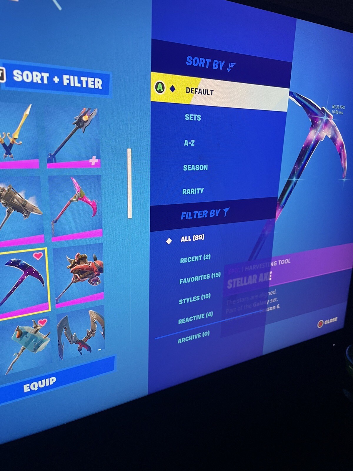 Rare Galaxy OG Fortnite Locker LOOK IN DESCRIPTION eBay
