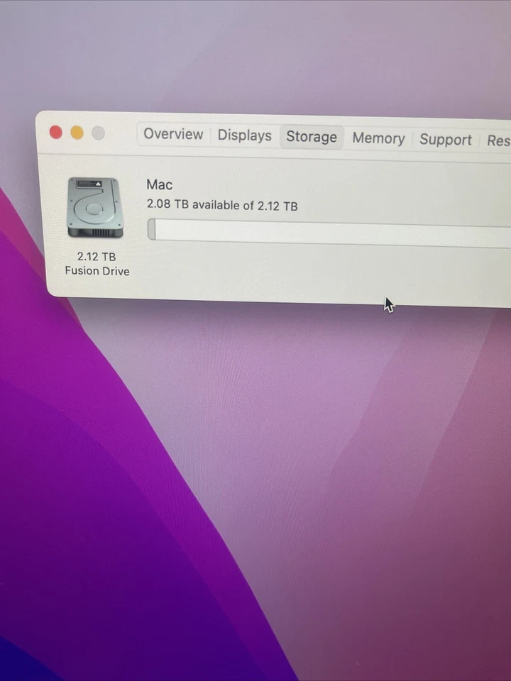 Apple iMac 27" Desktop w/ 5K Retina Display 3.8GHz MNED2LL/A 8GB RAM 2TB Fusion - Image 3 of 4