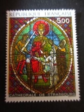 Timbre - FRANCE - Tableau cathédrale de Strasbourg - 1985 - neuf ** - n° 2363