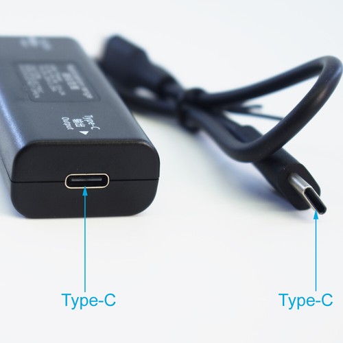 1pc 45W Type C Converter Cord 5.5x2.1mm DC 22V input to Type C output Adapter - 第 1/7 張圖片