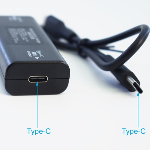 1pc 45W Type C Converter Cord 5.5x2.1mm DC 22V input to Type C output Adapter - Afbeelding 1 van 7