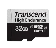 32GB Transcend High Endurance 350V microSDXC Memory Card CL10 UHS-I for Dashcams