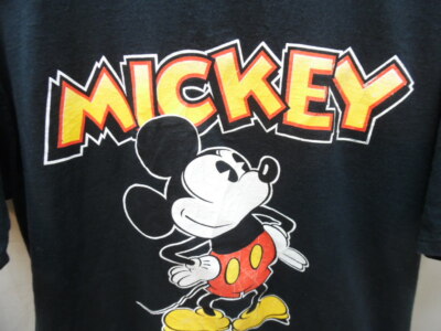 Men's Vintage Velva Sheen (c) Disney Mickey Mouse T-shirt XL (k619)