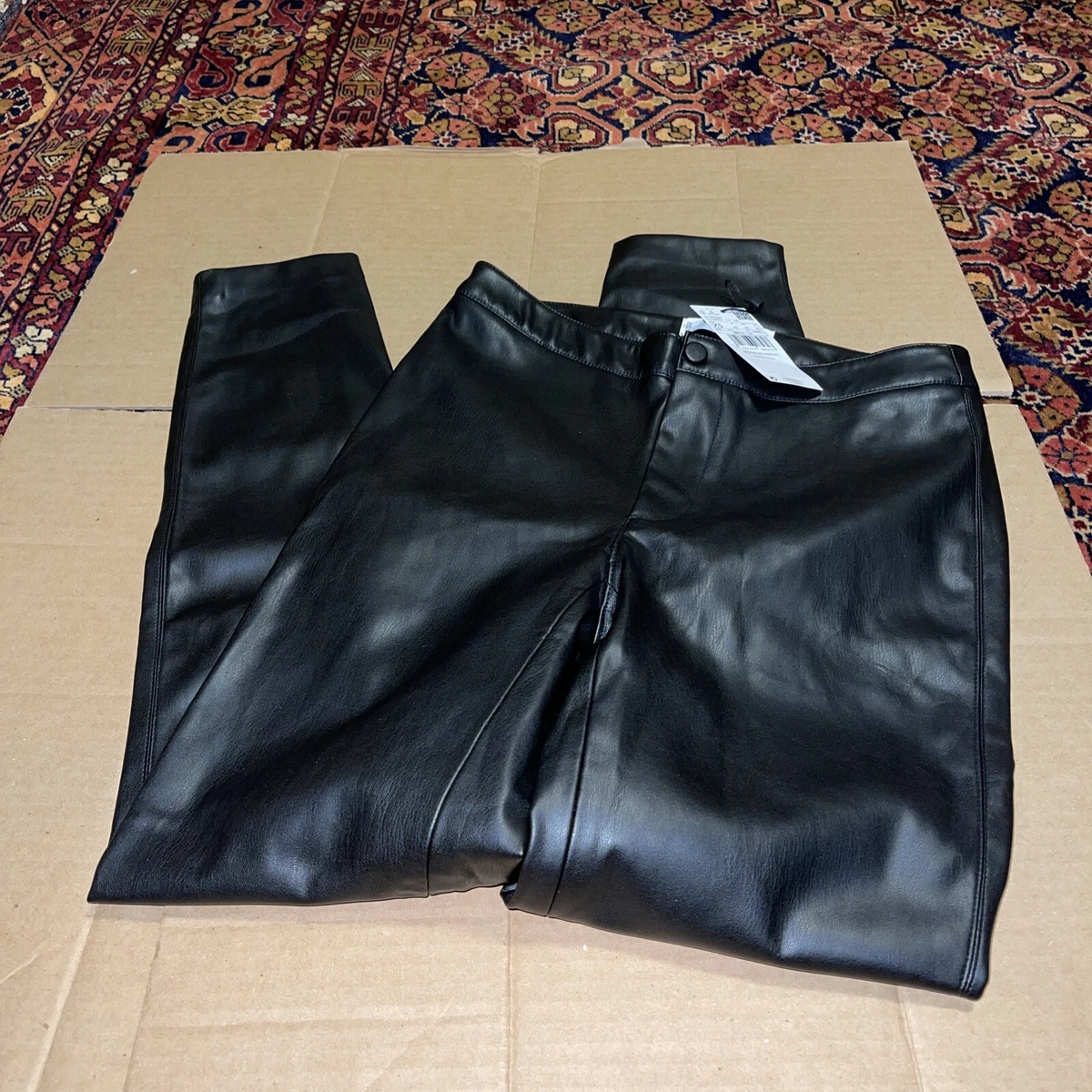 【希少】vintage sidezip design leather pants