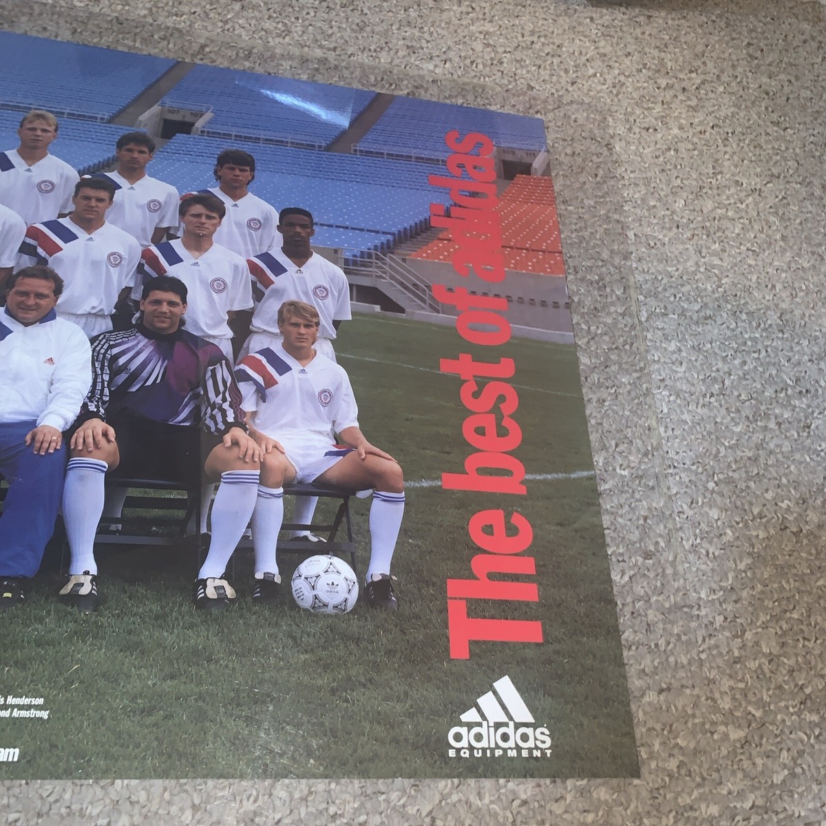 90s adidas ワールドカップUSA 94 サッカー　アメリカ Rare Vintage ADIDAS Soccer World Cup USA 1994 Flag Crewneck