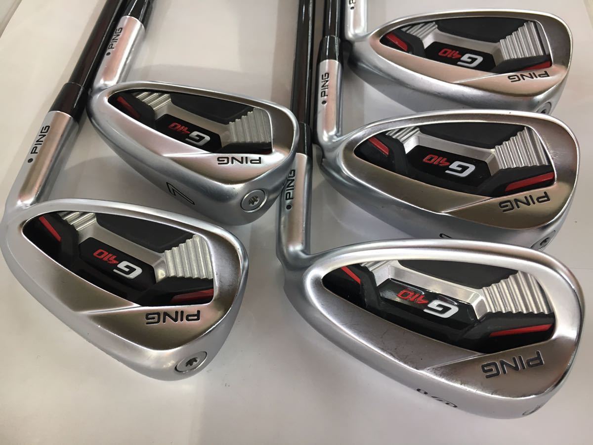 Golf Iron Set Ping G410 Dot Color Black Tour AD AD-55 (R