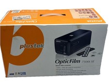 Plustek OpticFilm 7500i SE 35mm Film Scanner With Box, No CD Or Optic Cord E5 