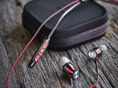 Sennheiser MOMENTUM In-Ear M2 IEi Kopfhörer Rot iPhone Remote Top Zustand