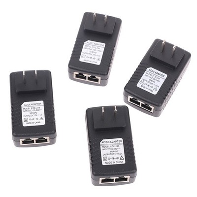 AC 110V-240V to DC 12V 15V 24V 48V 0.5A 1A POE Injector power adapter 