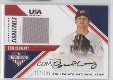 2020 USA Baseball Stars & Stripes Signatures Burl Carraway (Blue Ink) Auto 4z8
