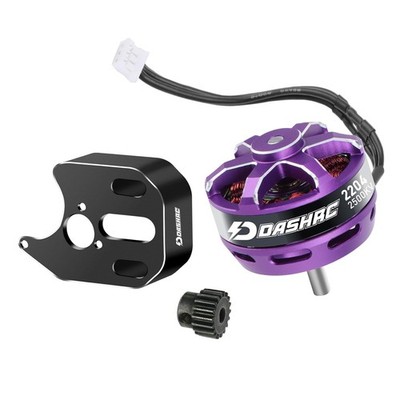 2204 2500KV Brushless Outrunner Motor with Mount Set for 1/24 RC Micro Rock... 