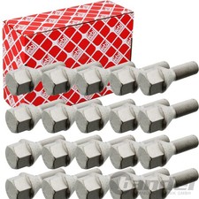 20x FEBI RADSCHRAUBEN RADBOLZEN SATZ Länge: 52mm KEGELBUND F