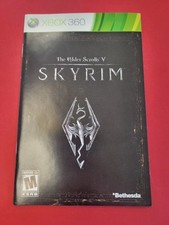 The Elder Scrolls V: Skyrim Microsoft Xbox 360, 2011 Manual Only