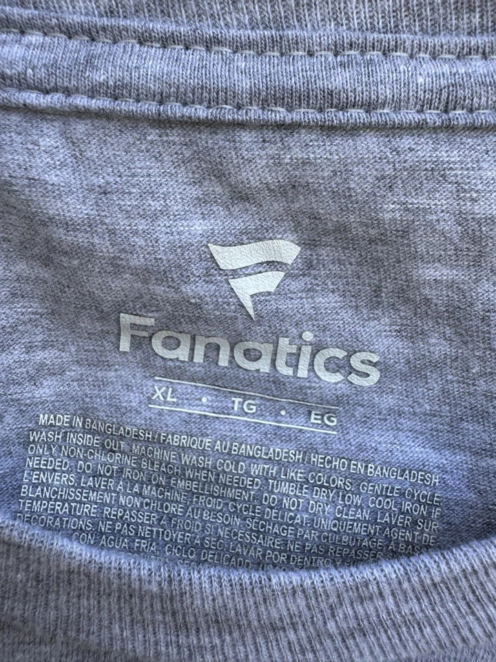 WNBA Chicago Sky Logo Short Sleeve T-Shirt X-Large Gray - Image 3 of 4