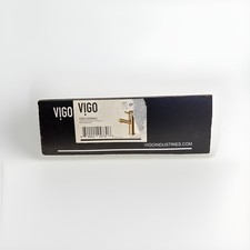 Vigo VG01009MG Matte Brushed Gold Noma 1.2 Gpm Single Hole Bathroom Faucet New