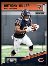 2018 Panini Playoff Kickoff Green #220 Anthony Miller Rookie RC Bears card. rookie card picture
