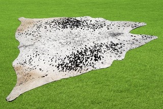 100% New Cowhide Rugs Area Cow Skin Leather (59" x 56") Cow hide SA 2812