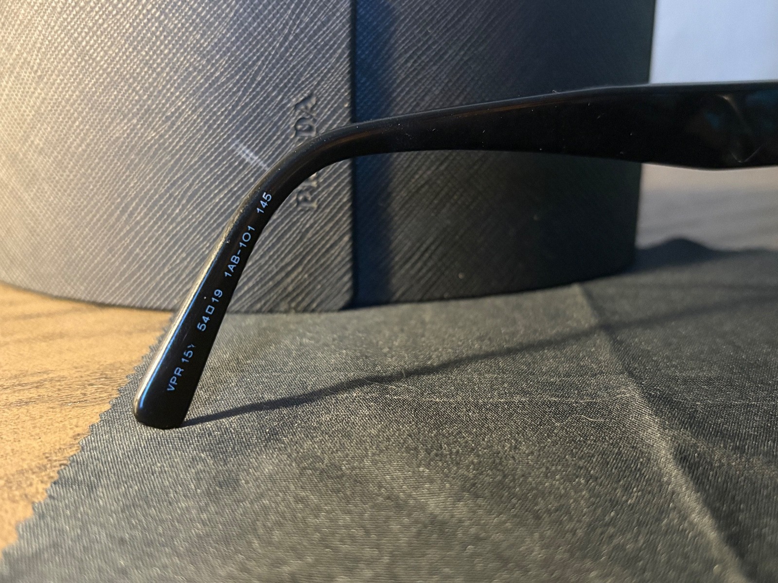 Prada PR15YV 1AB1O1 Black 54mm Men’s Eyeglasses thumbnail 3