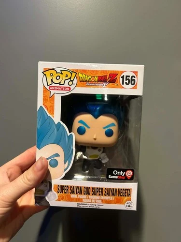 Funko Pop! Vinyl: Dragon Ball - Vegeta - (Metallic, Blue) - GameStop (Exclusive)
