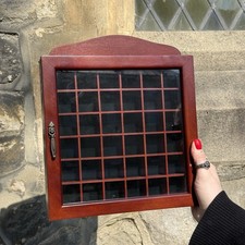 Vintage Whimsy Trinket Thimble Shelf Hanging Mini Cabinet